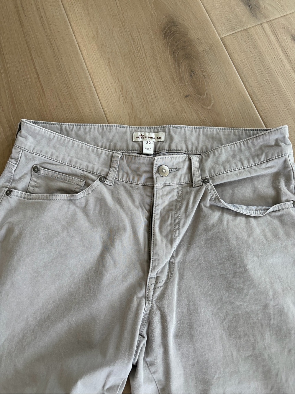 Peter Millar Light Gray Chinos Size 32